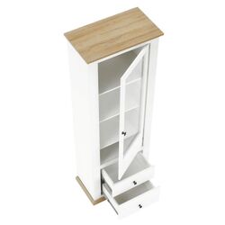 Vitrina Mobhaus Leon MZ4 (White/Grand Oak) Thumb