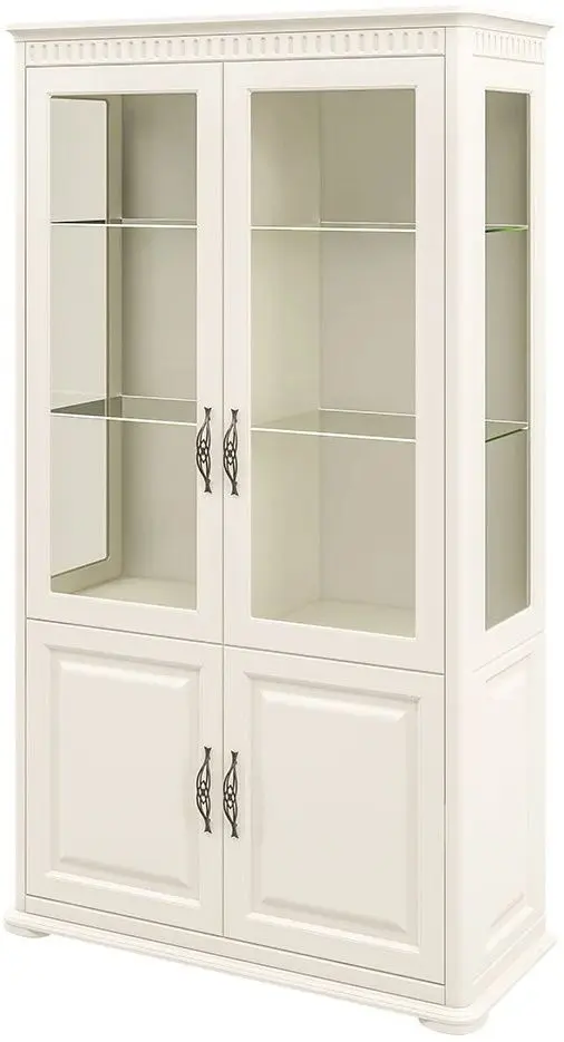 Dulap-Vitrina Неман Marsel МН-126-19(1) (Painted Wood/Cream)