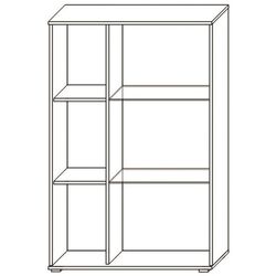 Пенал Sokme Герда М 2Д (Дуб Артизан/Белый) Thumb