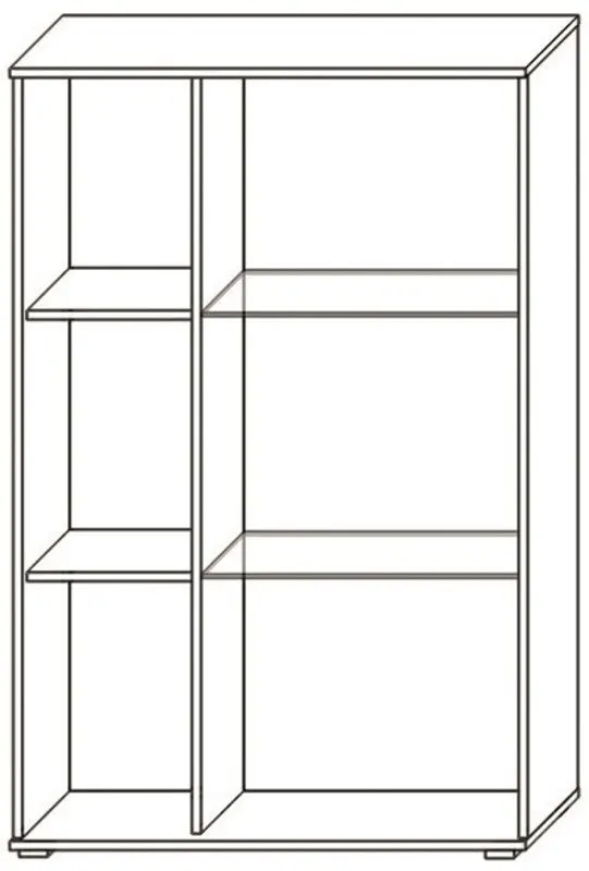 Пенал Sokme Герда М 2Д (Дуб Артизан/Белый)