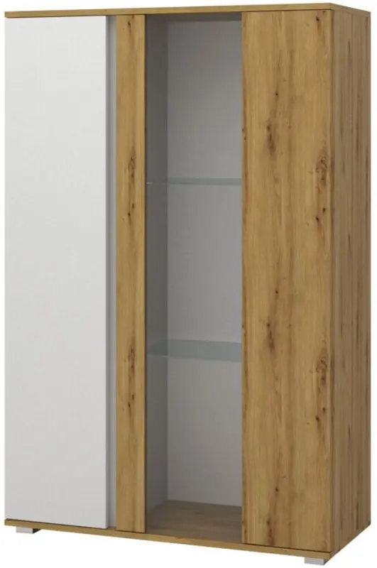 Пенал Sokme Герда М 2Д (Дуб Артизан/Белый)