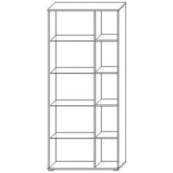 Dulap-Vitrina Sokme Gerda В 2U (Artisan Oak/White) Thumb