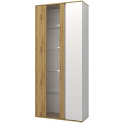 Dulap-Vitrina Sokme Gerda В 2U (Artisan Oak/White)