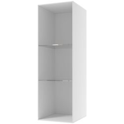 Dulap suspendat SV-Mebel Solo White/White Gloss (cu sticla) Thumb