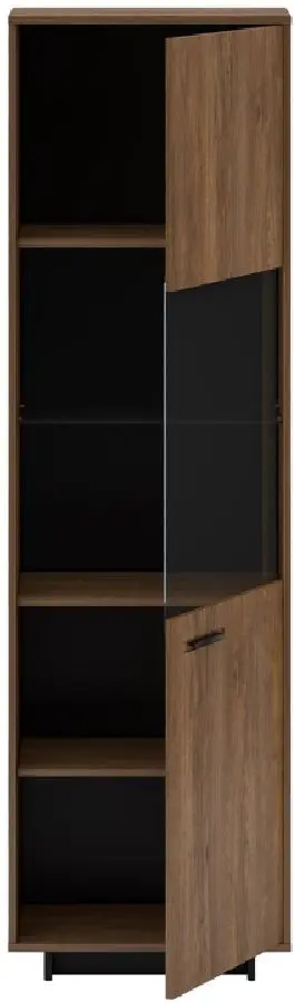 Витрина Tempo Kondela Delis A2 Right (Oak Bolzano/Black)
