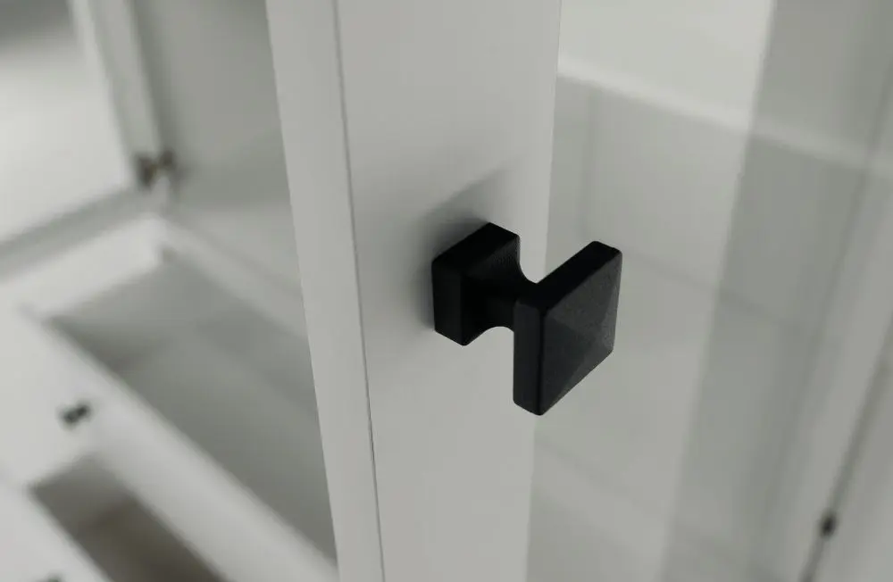 Витрина Tempo Kondela Leon MZ5 (White/Grand Oak)