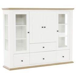 Tumba Tempo Kondela Leon MZ6 (White/Grand Oak)