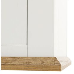 Tumba Tempo Kondela Leon MZ6 (White/Grand Oak) Thumb