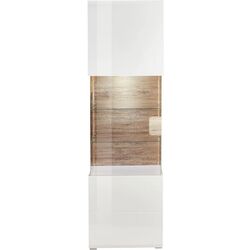 Витрина Helvetia Toledo №05 1D (White Gloss/Sanremo Oak Light) Thumb