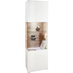 Витрина Helvetia Toledo №05 1D (White Gloss/Sanremo Oak Light) Thumb