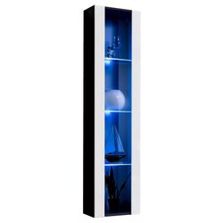 Penal-vitrina ASM Fly ZW FY 41 (Black Matt/White Gloss)