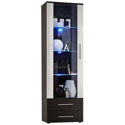 Vitrina ASM Neo I EMEMWH N1 (White Gloss/Wenge)