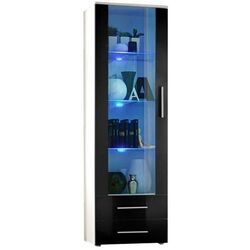 Vitrina ASM Neo I WSH N1 (Black Gloss/White Matt)