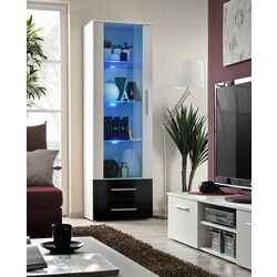 Vitrina ASM Neo I WSHWH N1 (Black Gloss/White Gloss/White Matt) Thumb