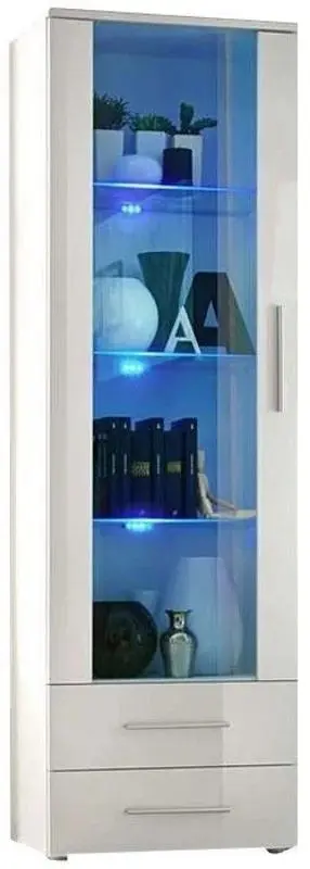 Vitrina ASM Neo I WWH N1 (White Gloss/White Matt)