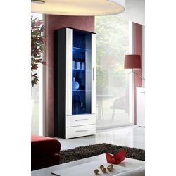 Vitrina ASM Neo I ZW N1 (White Gloss/Black Matt) Thumb