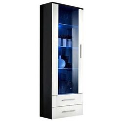 Vitrina ASM Neo I ZW N1 (White Gloss/Black Matt)