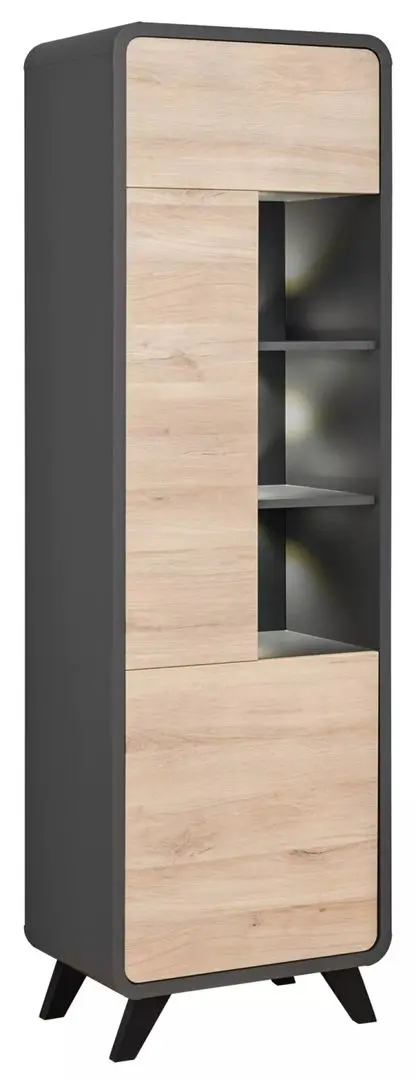Vitrina ASM Round ANRV RD WSW (Anthracite/Kronberg Oak)