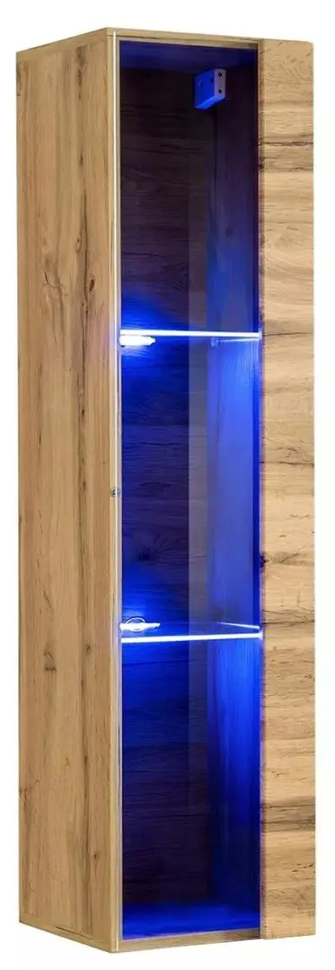 Vitrina suspendata ASM Switch WT SW WW2 (Wotan Oak)