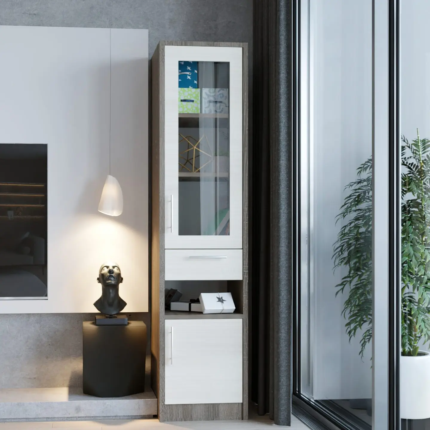 Penal-vintrina Bafimob P-43 sticla/1 sertar - 2