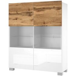 Tumba Belini Imperium IMP KOM1/0/W/DWW/0/0 (Wotan Oak/White High Gloss)