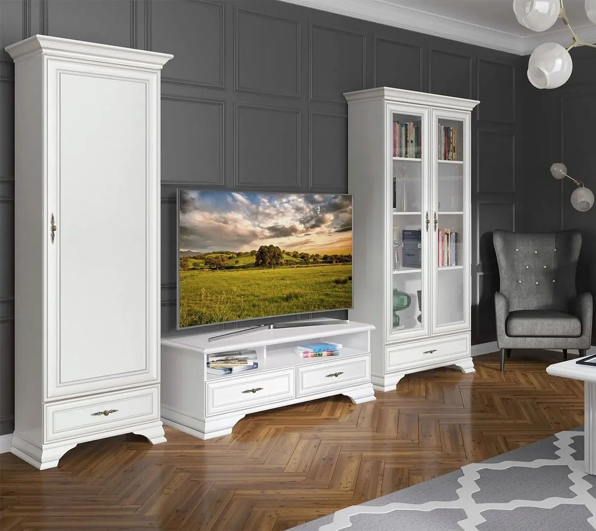 Penal Gerbor Kentuki REG1D1S(N) (Alpine White)