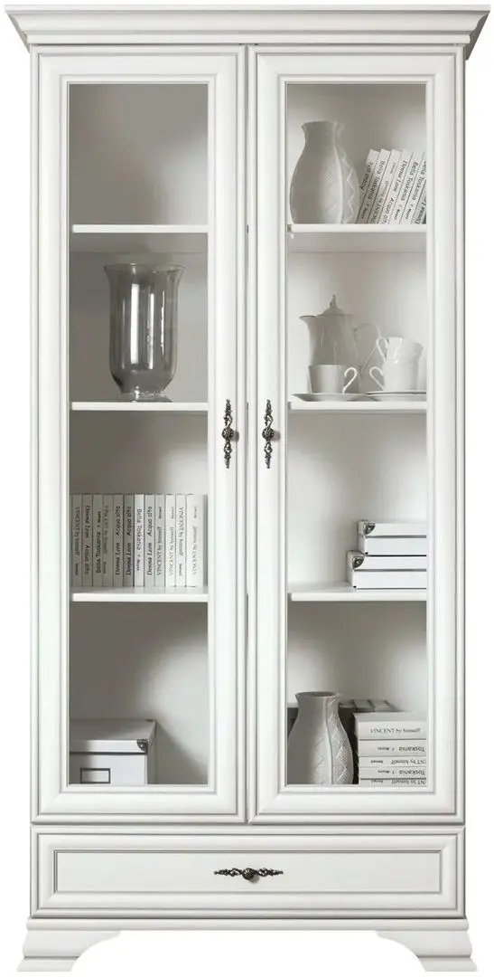 Витрина Gerbor Kentuki REG2W1S(N) (Белый Альпийский)