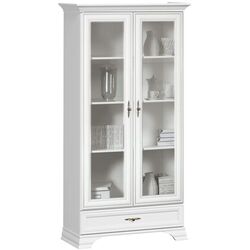 Витрина Gerbor Kentuki REG2W1S(N) (Белый Альпийский) Thumb