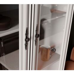 Витрина Gerbor Kentuki REG2W1S(N) (Белый Альпийский) Thumb