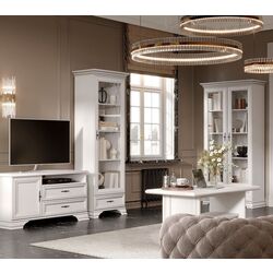 Витрина Gerbor Kentuki REG2W1S(N) (Белый Альпийский) Thumb