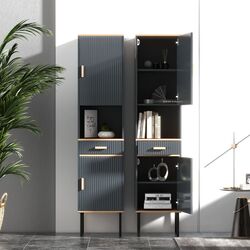 Penal Costway JV10815GR (Grey) Thumb