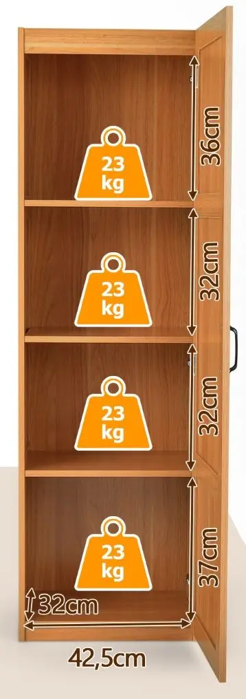 Penal Costway JZ10086NA (Natural) - 9