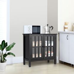 Vitrina Costway HW56275BK (Black) Thumb