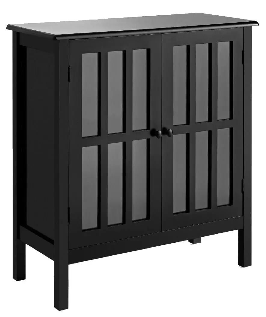 Vitrina Costway HW56275BK (Black)