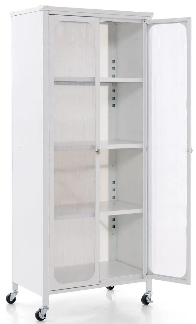 Витрина Costway JV11317WH (White)