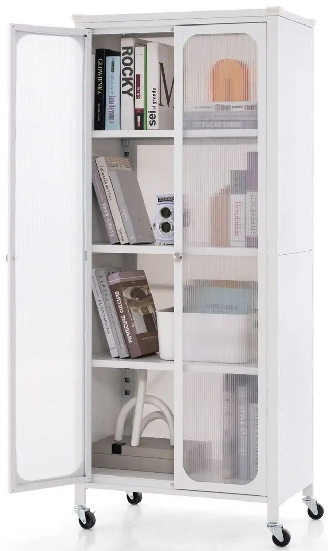 Витрина Costway JV11317WH (White)