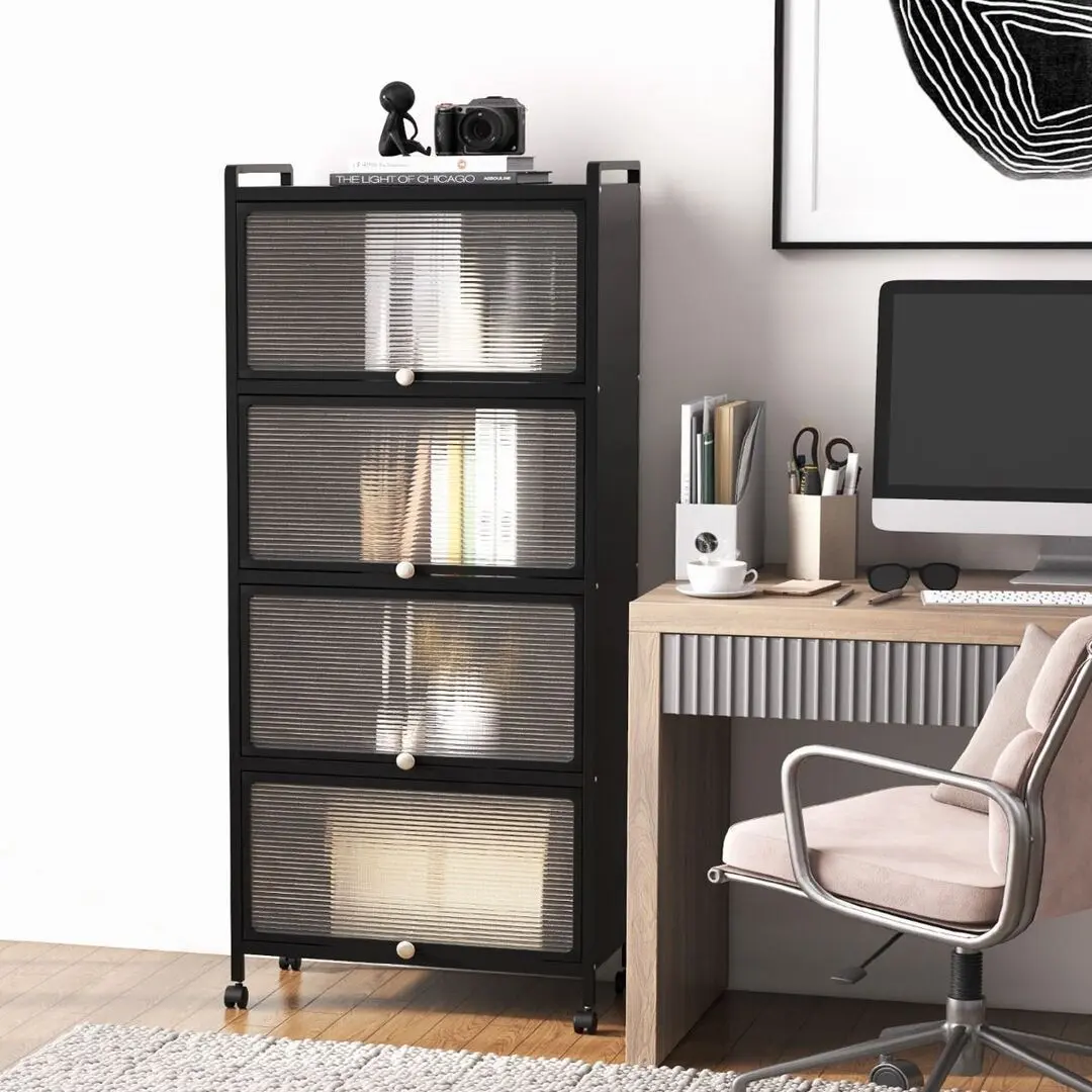 Vitrina Costway KC55620DK (Black) - 3