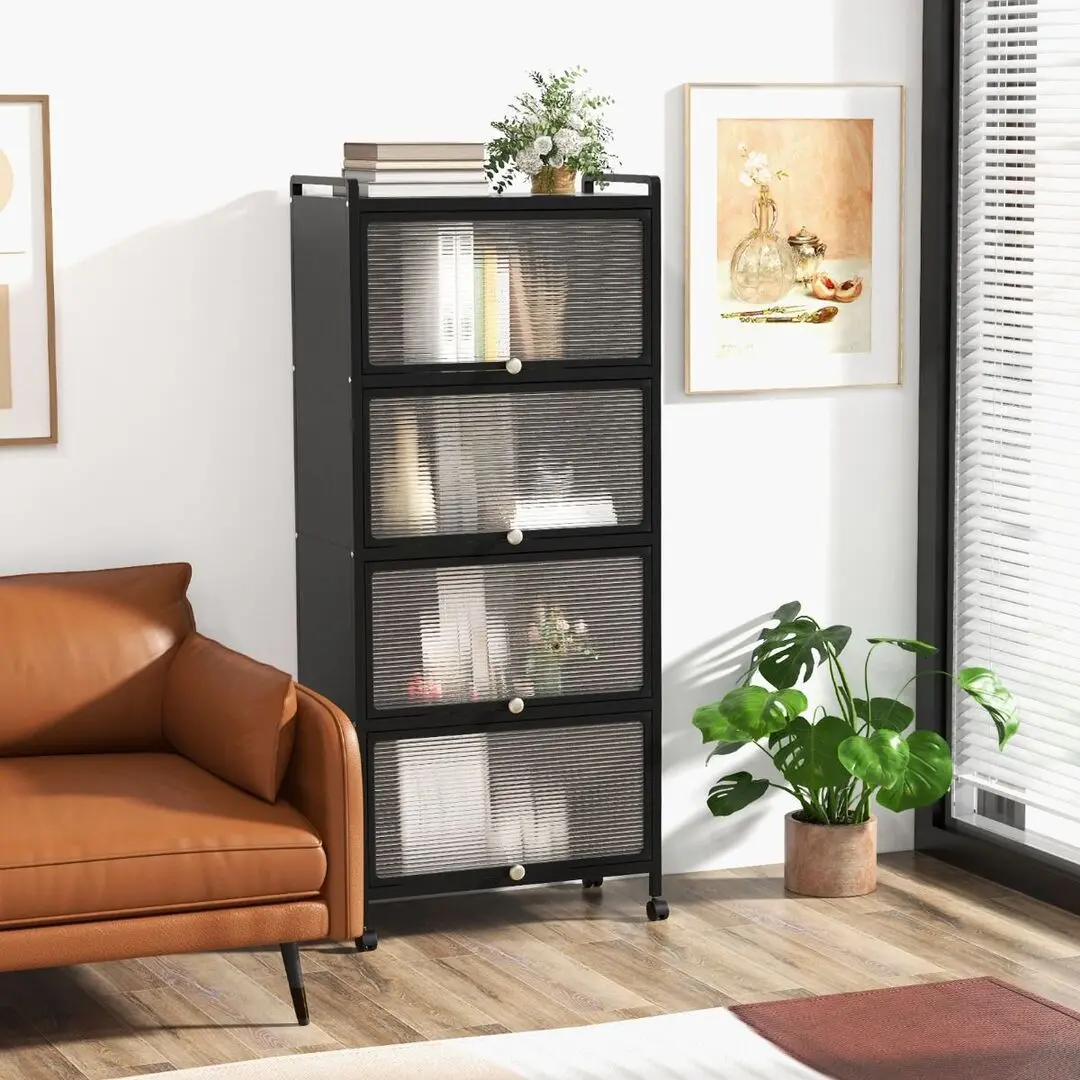 Vitrina Costway KC55620DK (Black)