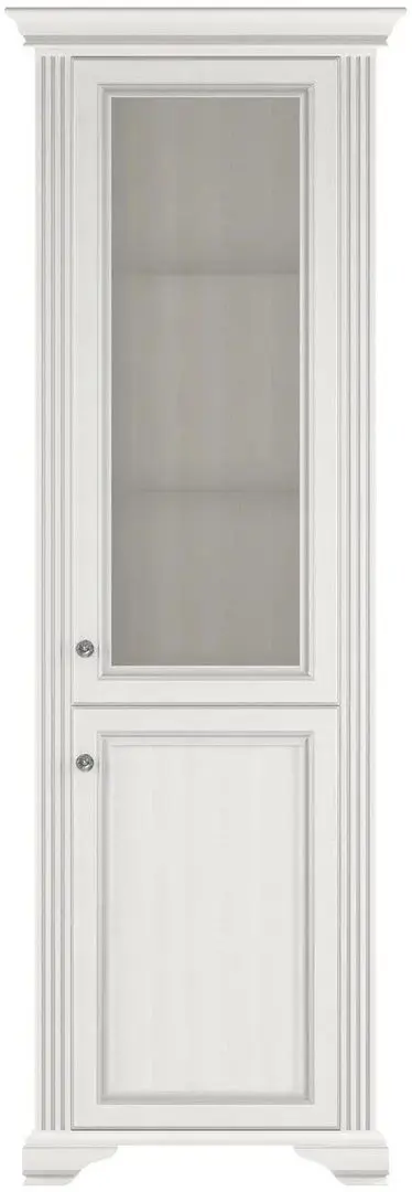 Vitrina Gerbor White 1D1W (Snow Ash/Silver Pine)