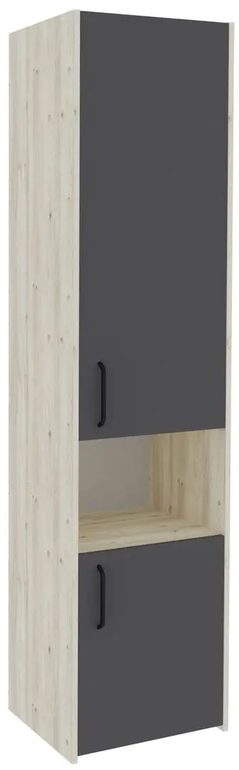 Пенал Haaus Malmo 2D 200x50 cm (White Oak/Anthracite)