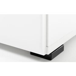 Dulap-vitrina Halmar Lauren WIT/SV (White/White Gloss) Thumb