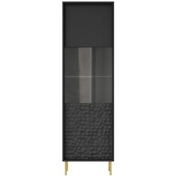Vitrina Halmar Bullet W-1 (Black/Gold) Thumb