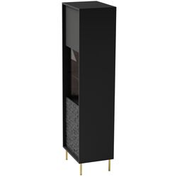 Vitrina Halmar Bullet W-1 (Black/Gold) Thumb