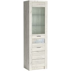 Витрина Halmar Indianapolis I-4 (Craft Oak White)