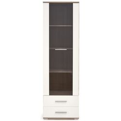 Vitrina Halmar Lima W-1 (White/Sonoma Oak) Thumb