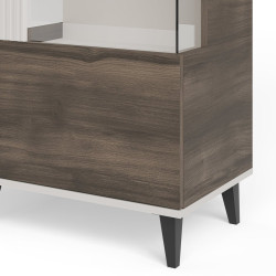 Витрина Halmar Random 2 W-1 (Cashmere /Walnut) Thumb