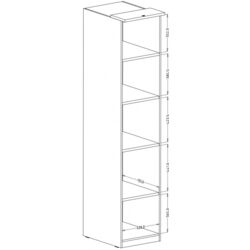 Пенал Helvetia Optima №17 L/R (White/White Gloss) Thumb