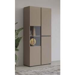 Витрина Helvetia Cross 3D 79 cm (Congo/Black) Thumb