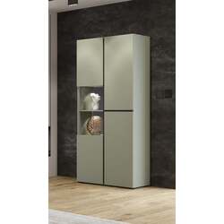 Vitrina Helvetia Cross 3D 79 cm (Pine/Green/Black) Thumb