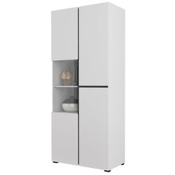 Витрина Helvetia Cross 3D 79 cm (White/Black) Thumb